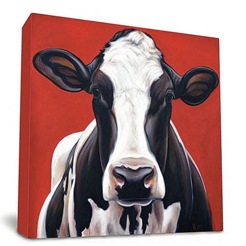 Canvas Art Maddie Steel Cow Valerie Miller